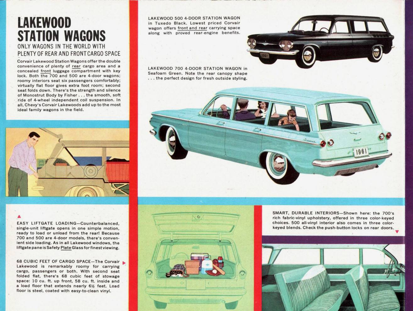 1961 Chevrolet Corvair Brochure Page 1